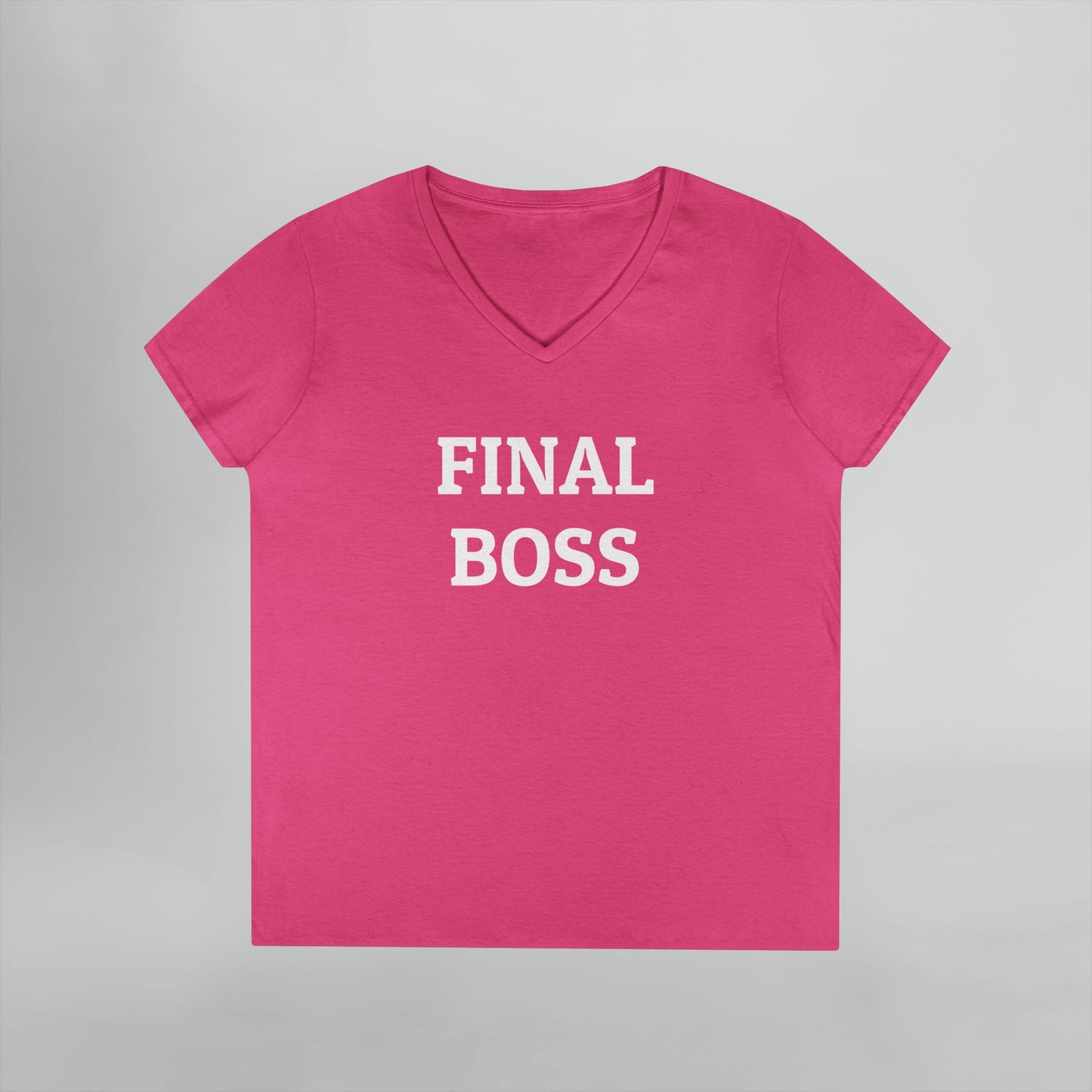 Final Boss Women's V-Neck Tee