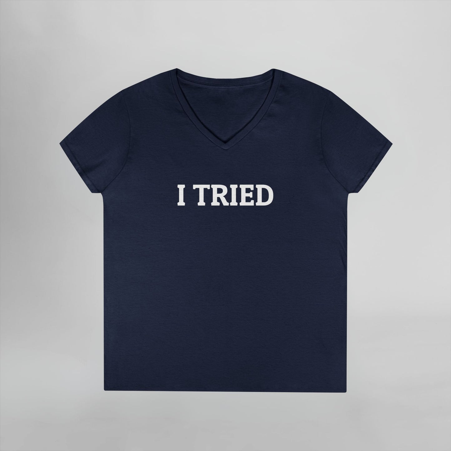 I Tried Women's V-Neck Tee