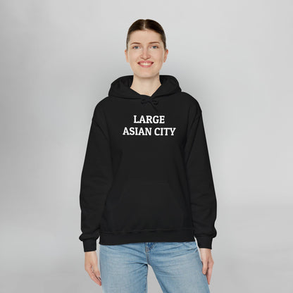 Large Asian City Hoodie