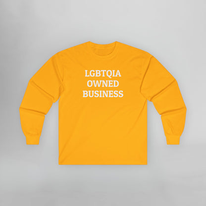 LGBTQIA Owned Business Long Sleeve Tee