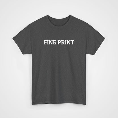 Fine Print Tee
