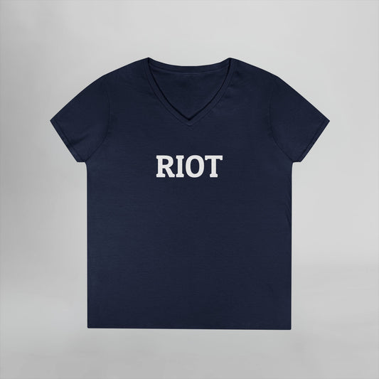 Riot Women's V-Neck Tee