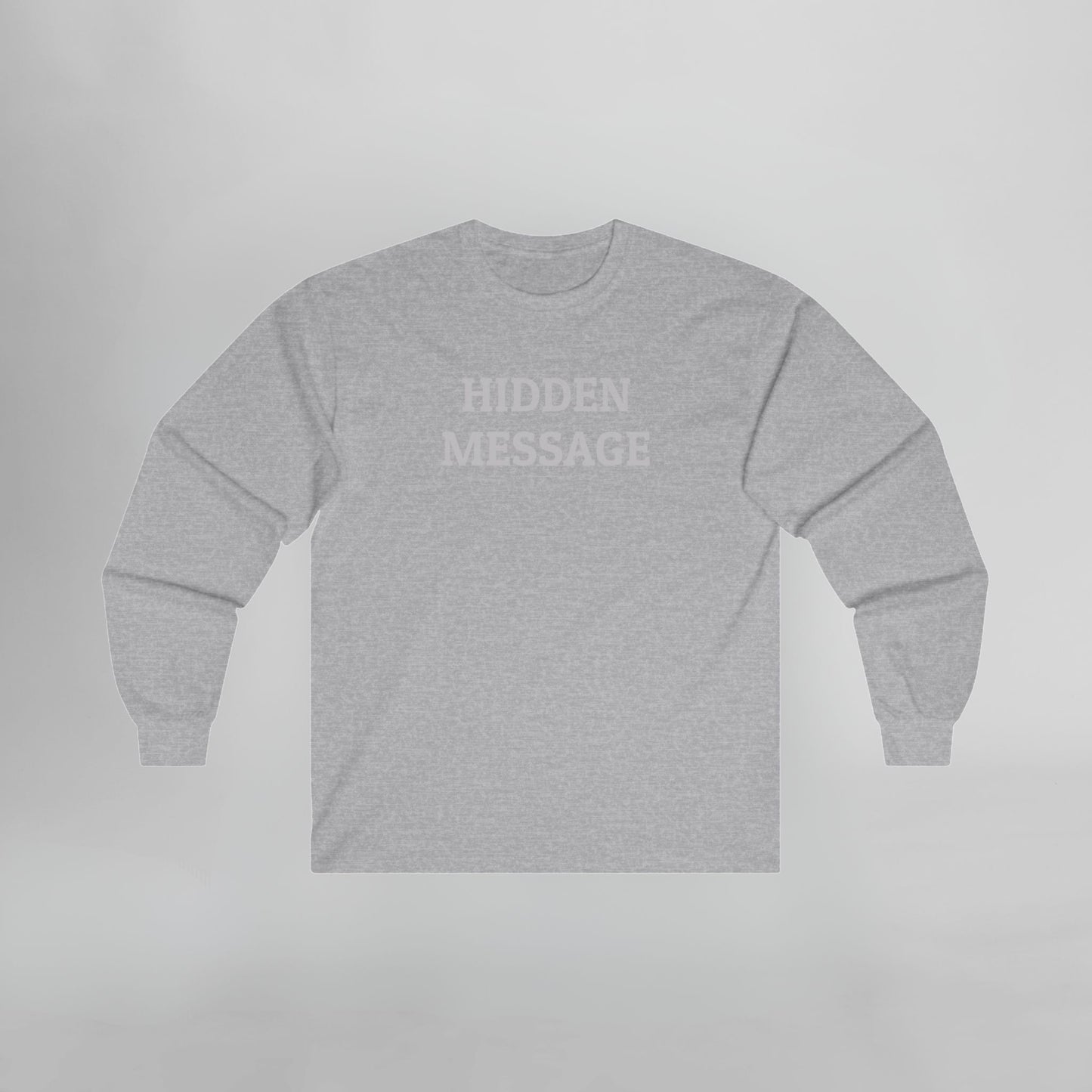 Hidden Message Long Sleeve Tee