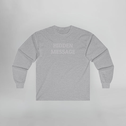 Hidden Message Long Sleeve Tee