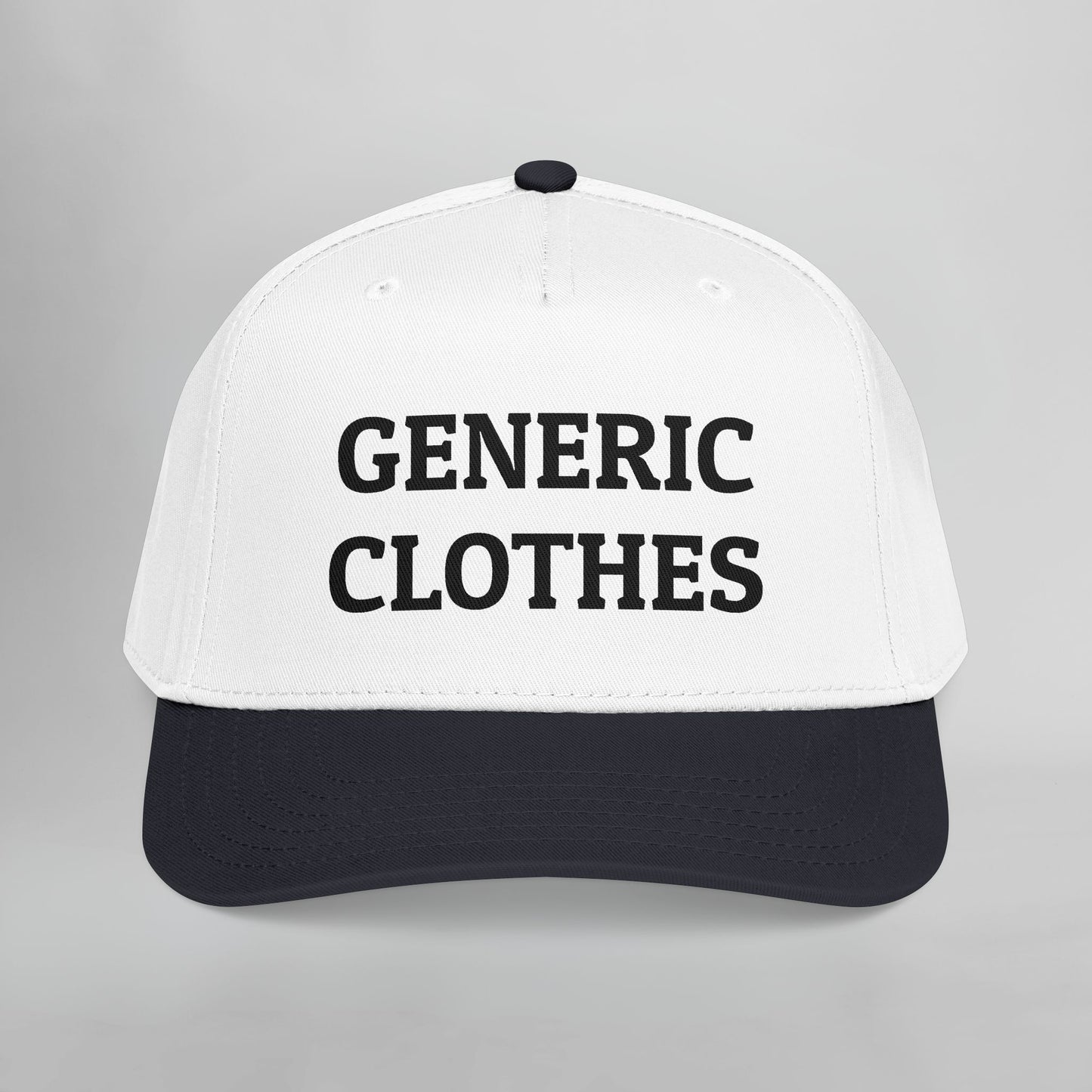 Generic Clothes Embroidered Mid Profile Baseball Cap