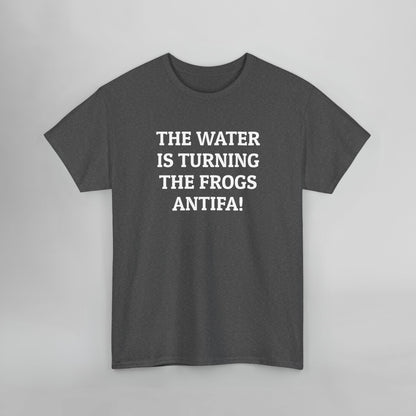 The Water Is Turning the Frogs Antifa Tee