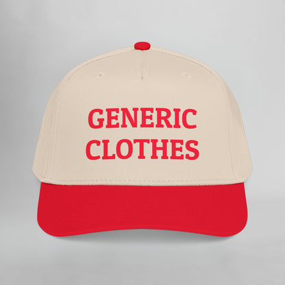 Generic Clothes Embroidered Mid Profile Baseball Cap