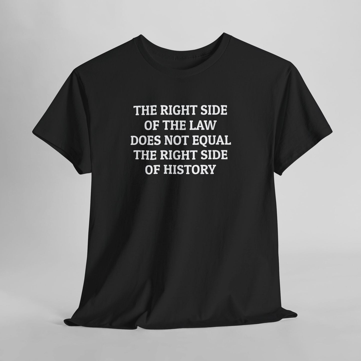 The Right Side of the Law Does Not Equal The Right Side of History Tee