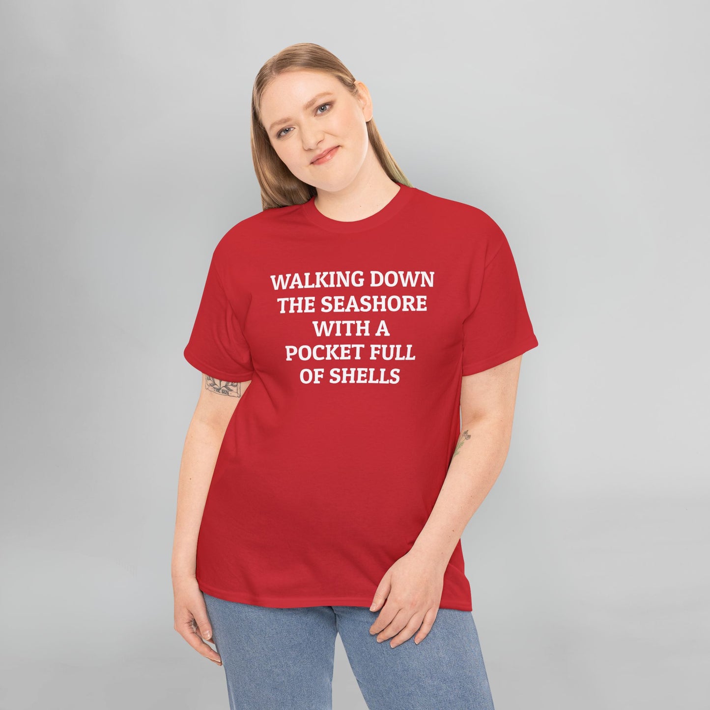 Walking Down the Seashore With a Pocket Full of Shells Tee