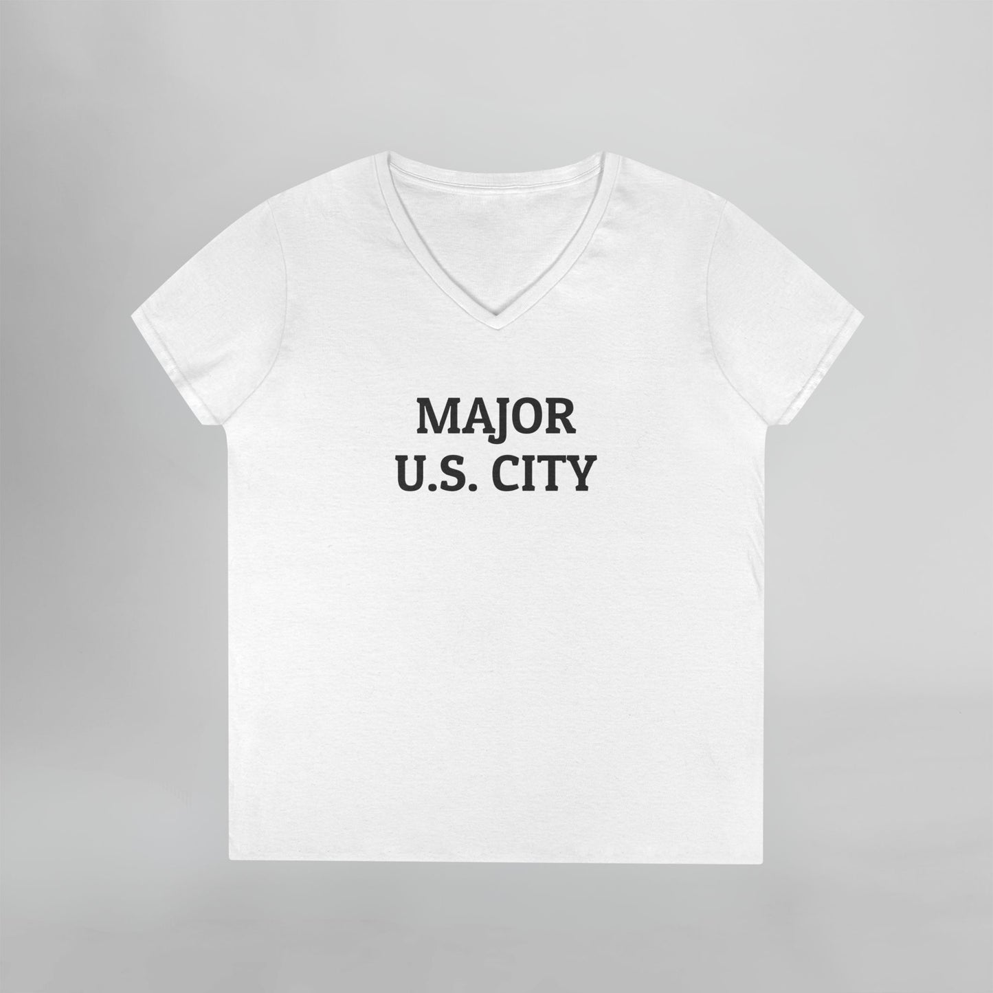 Major U.S. City Women's V-Neck Tee