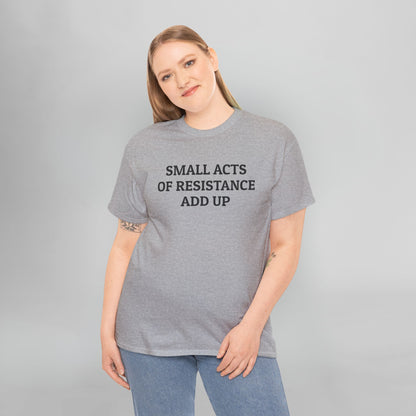 Small Acts of Resistance Add Up Tee