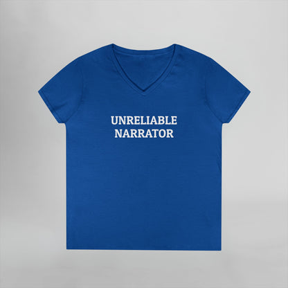 Unreliable Narrator Women's V-Neck Tee