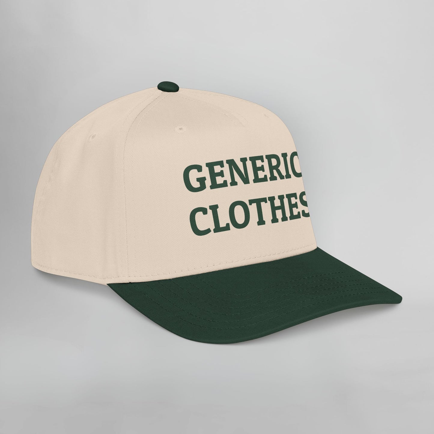 Generic Clothes Embroidered Mid Profile Baseball Cap