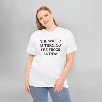 The Water Is Turning the Frogs Antifa Tee