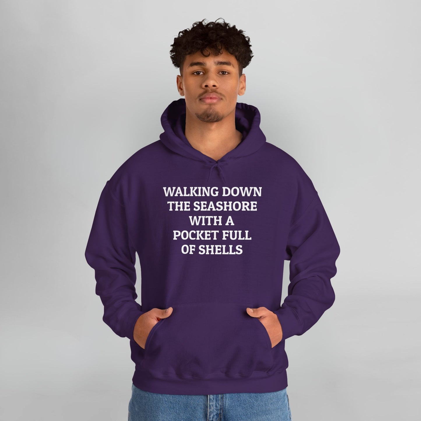 Walking Down the Seashore With a Pocket Full of Shells Hoodie