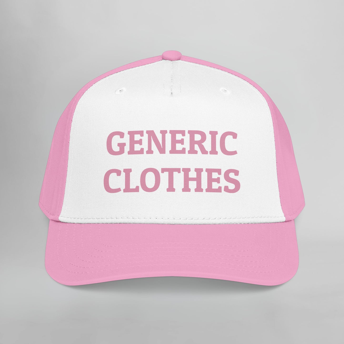 Generic Clothes Embroidered Mid Profile Baseball Cap