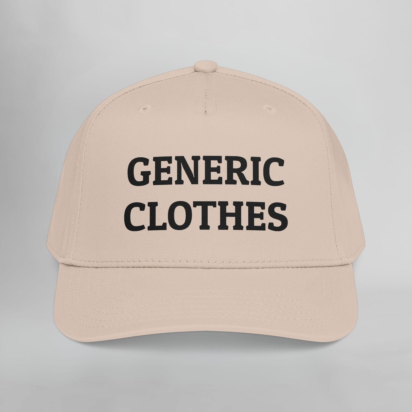 Generic Clothes Embroidered Mid Profile Baseball Cap
