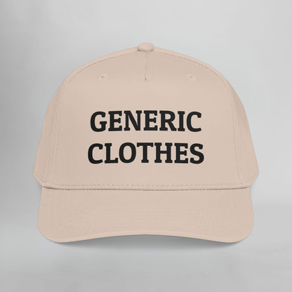 Generic Clothes Embroidered Mid Profile Baseball Cap