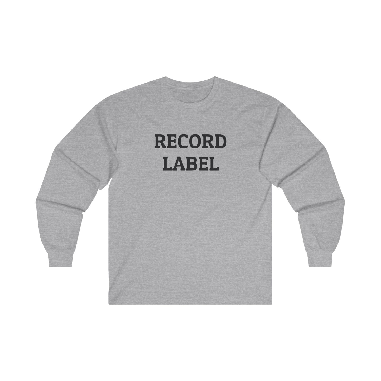 Record Label Long Sleeve Tee