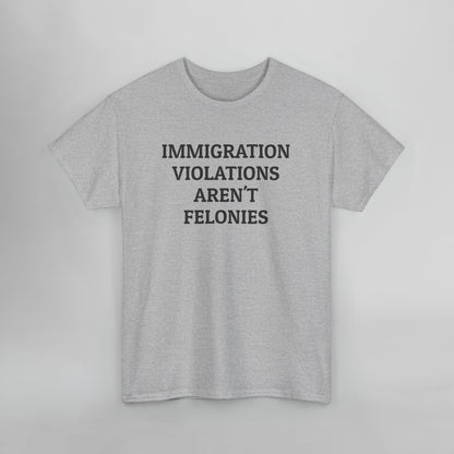 Immigration Violations Aren't Felonies Tee