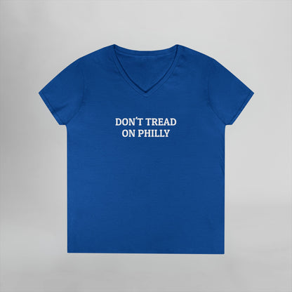 Don't Tread on Philly Women's V-Neck Tee