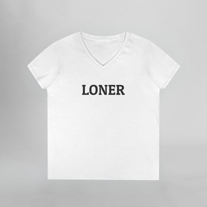 Loner Women's V-Neck Tee