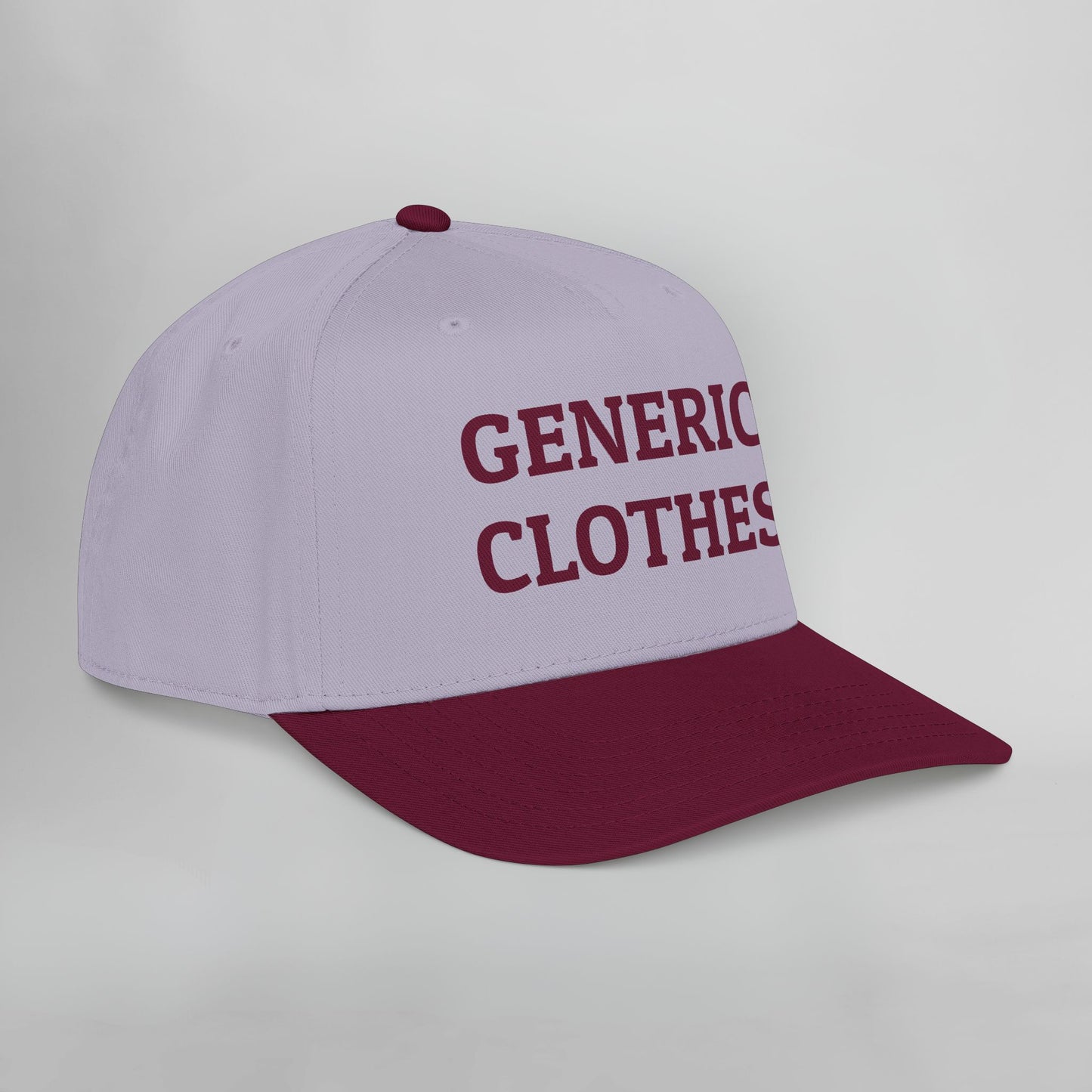 Generic Clothes Embroidered Mid Profile Baseball Cap