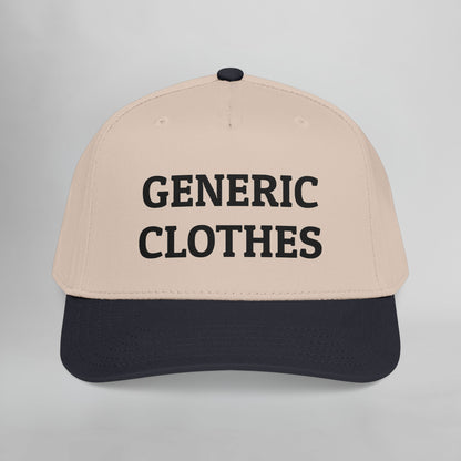 Generic Clothes Embroidered Mid Profile Baseball Cap