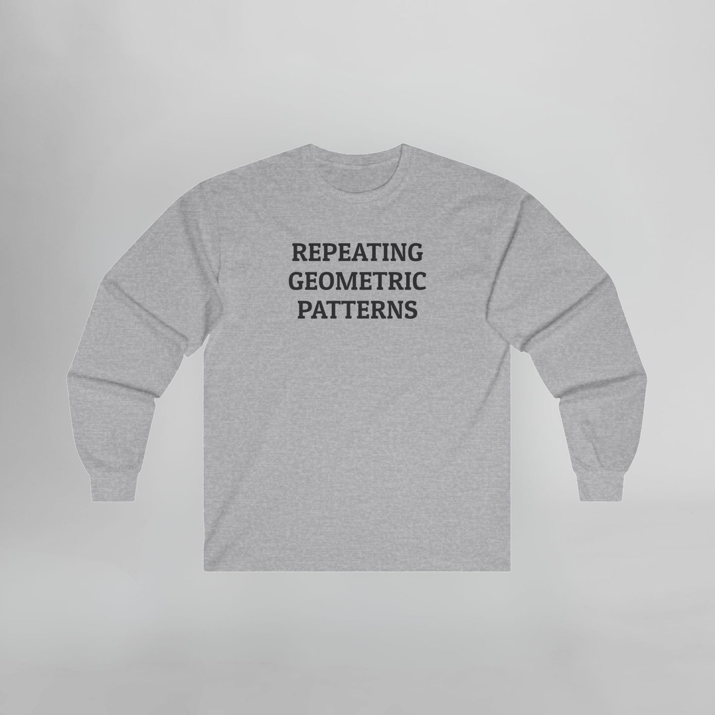 Repeating Geometric Patterns Long Sleeve Tee