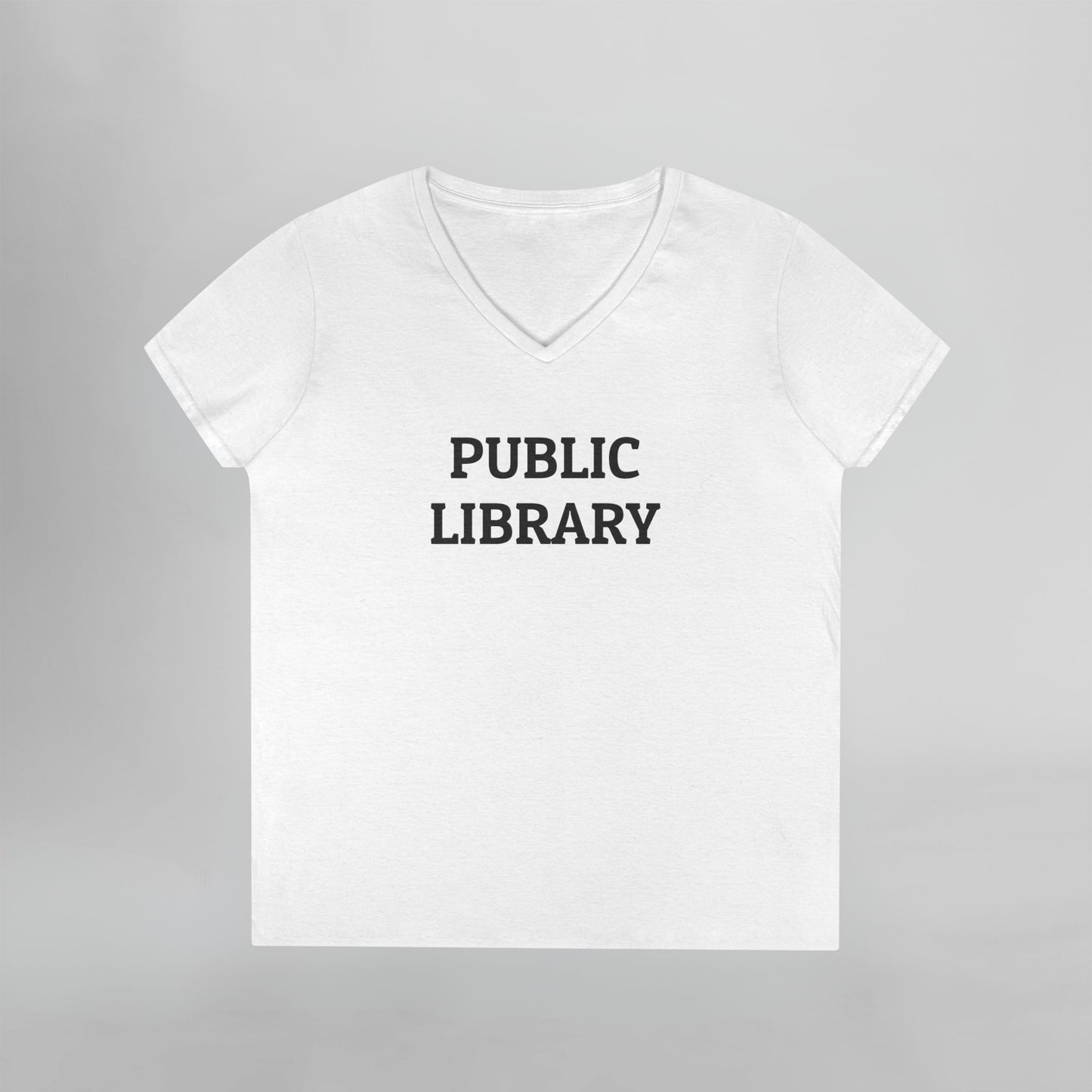 Public Library Women's V-Neck Tee