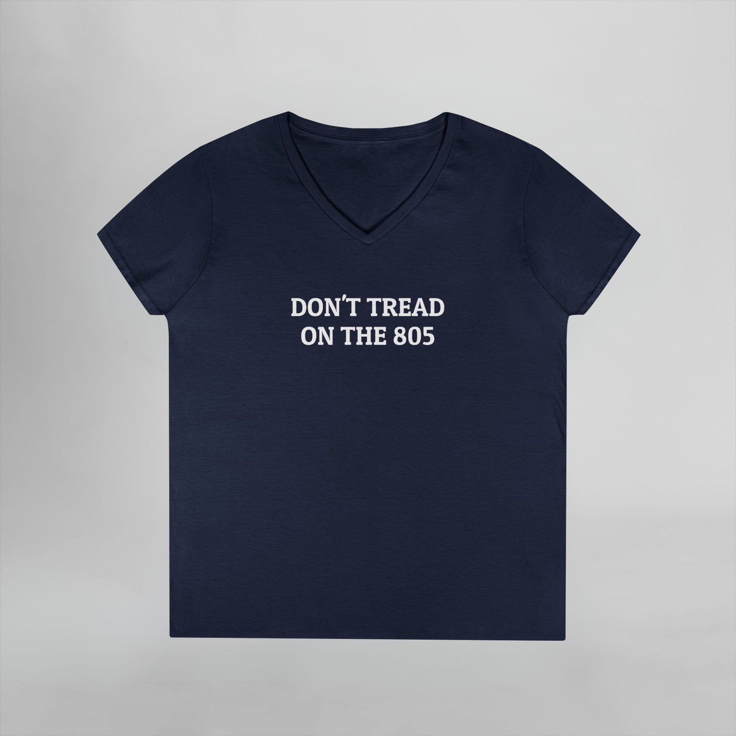 Don't Tread on the 805 Women's V-Neck Tee