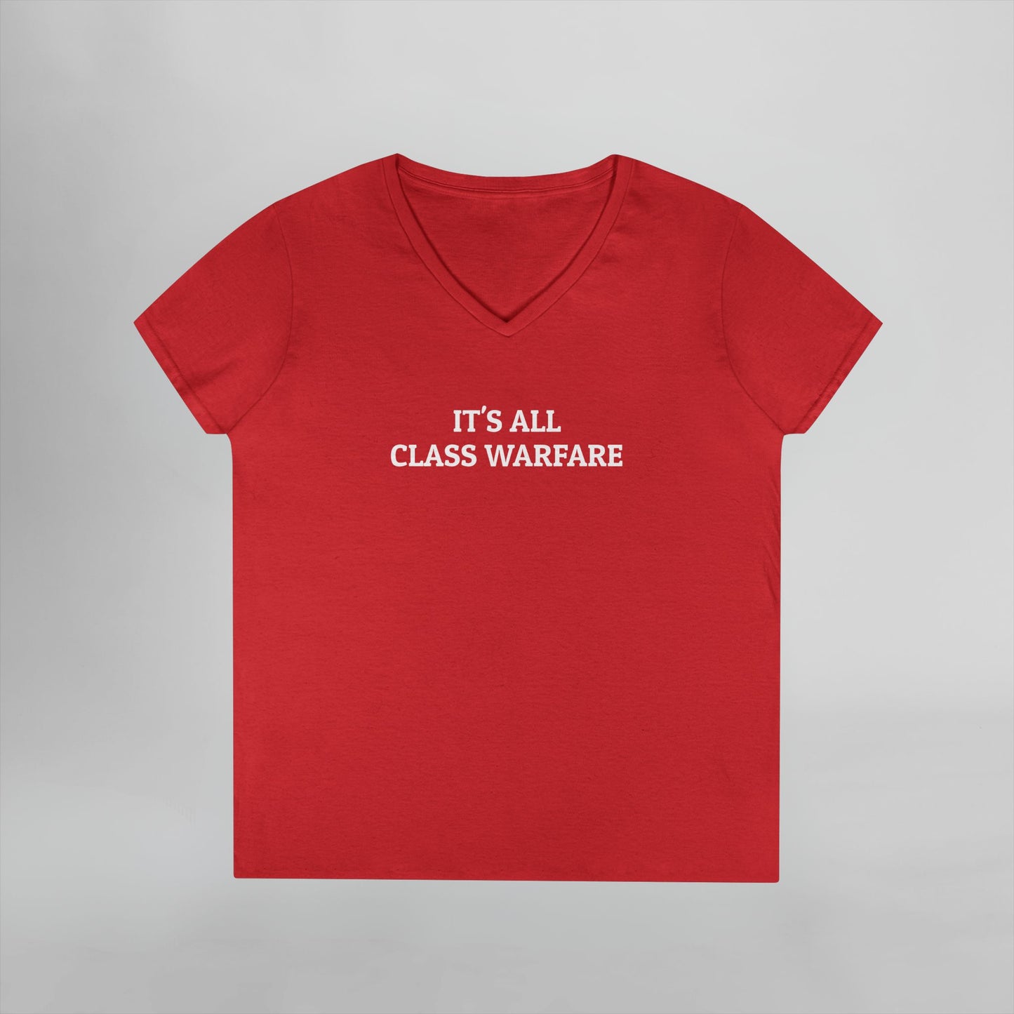 It's All Class Warfare Women's V-Neck Tee