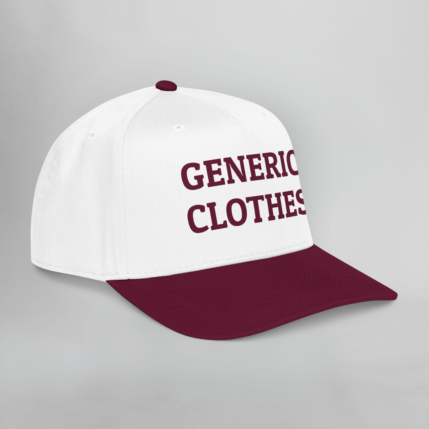 Generic Clothes Embroidered Mid Profile Baseball Cap