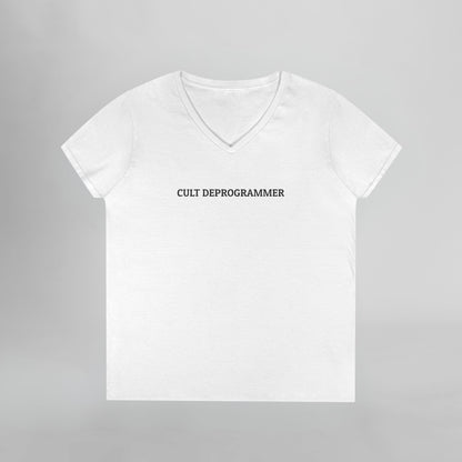 Cult Deprogrammer Women's V-Neck Tee