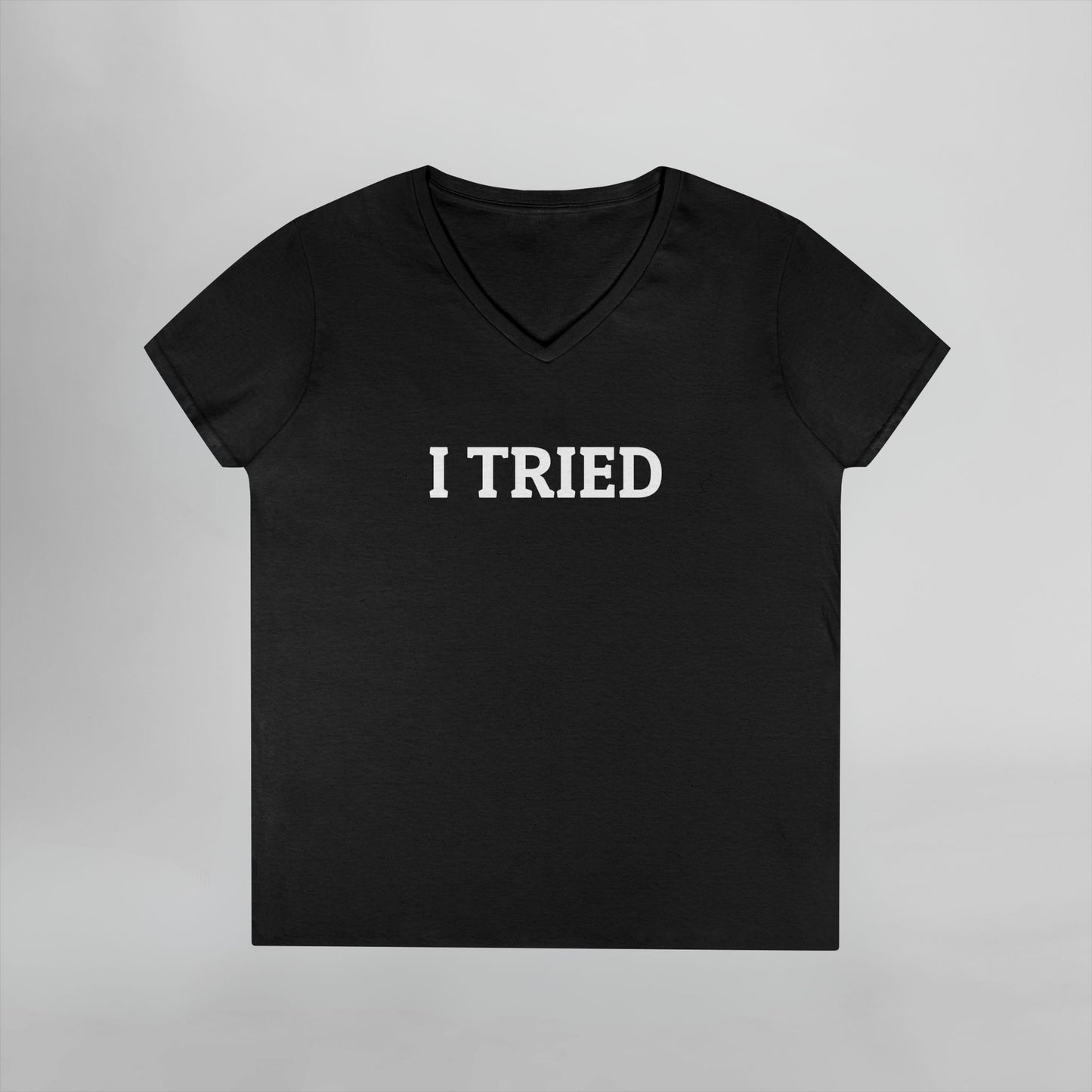 I Tried Women's V-Neck Tee