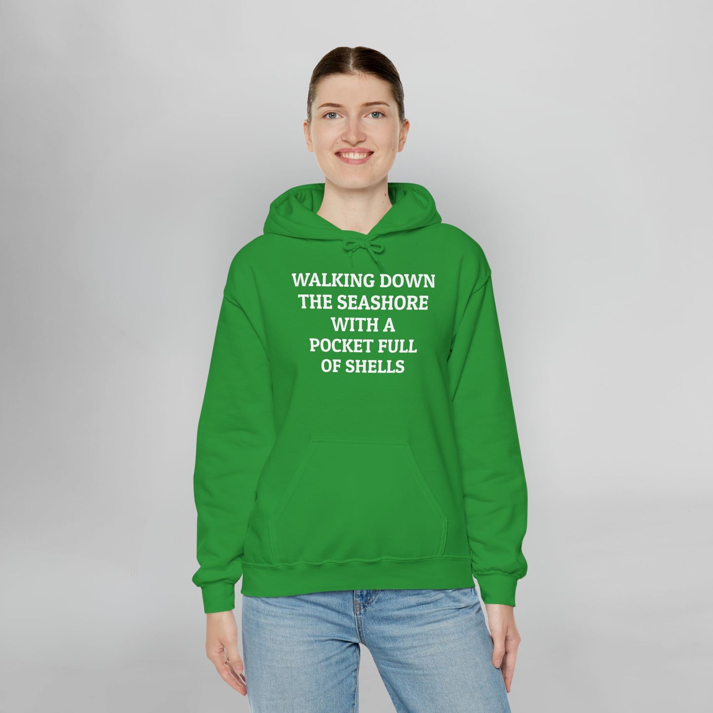 Walking Down the Seashore With a Pocket Full of Shells Hoodie