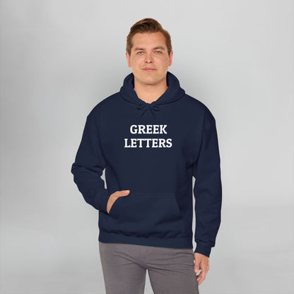 Greek Letters Hoodie