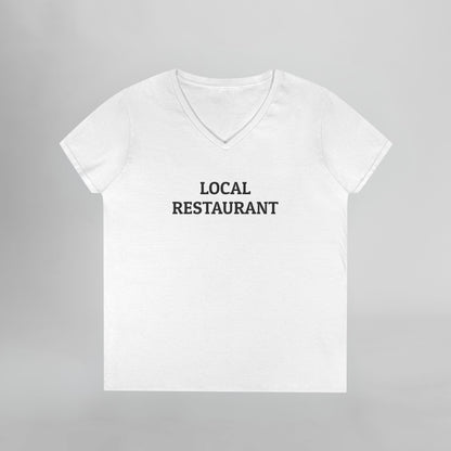 Local Restaurant Women's V-Neck Tee