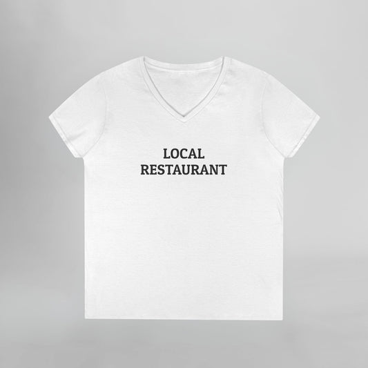 Local Restaurant Women's V-Neck Tee