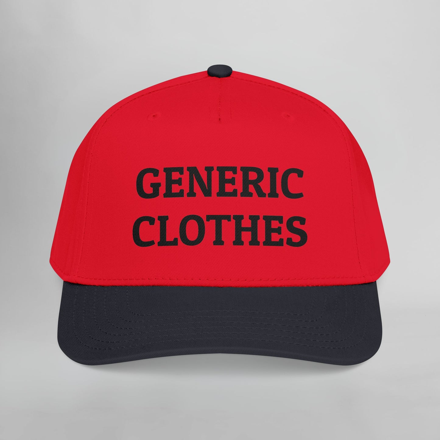 Generic Clothes Embroidered Mid Profile Baseball Cap