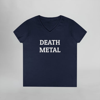Death Metal Women's V-Neck Tee