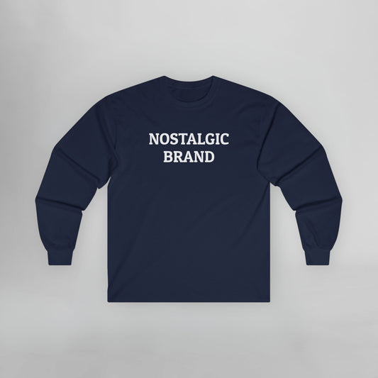 Nostalgic Brand Long Sleeve Tee