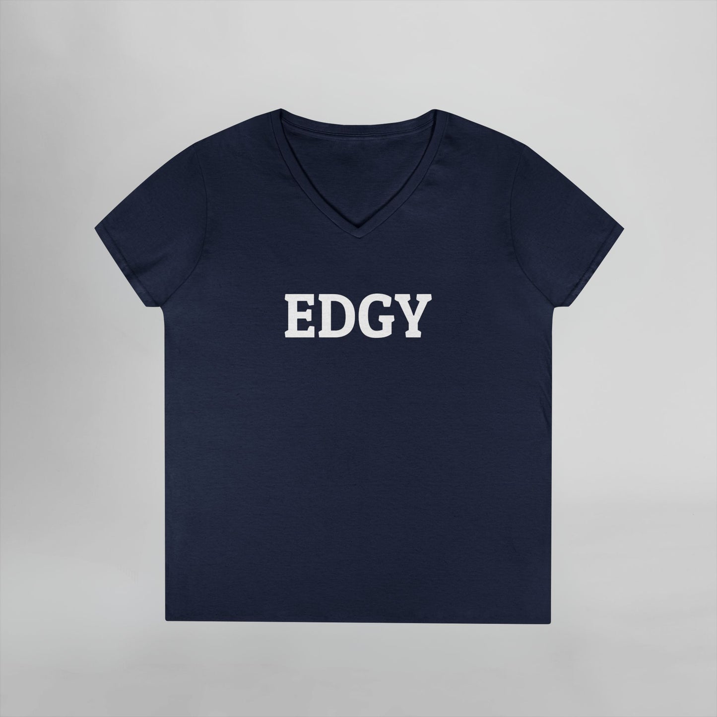 Edgy Women's V-Neck Tee
