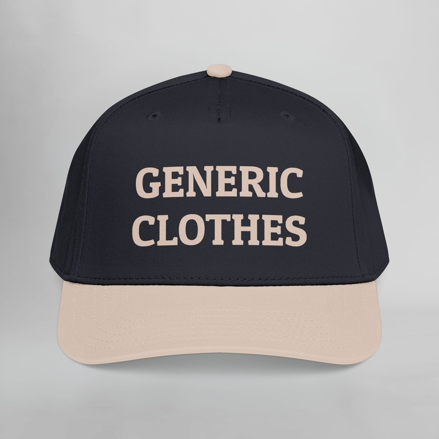 Generic Clothes Embroidered Mid Profile Baseball Cap
