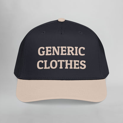 Generic Clothes Embroidered Mid Profile Baseball Cap