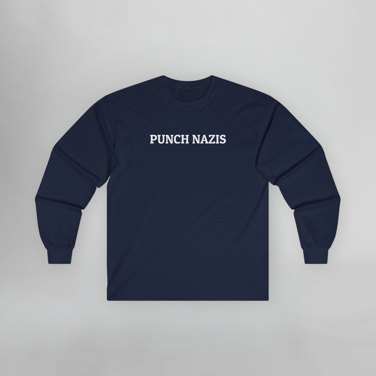 Punch Nazis Long Sleeve Tee