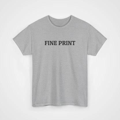 Fine Print Tee