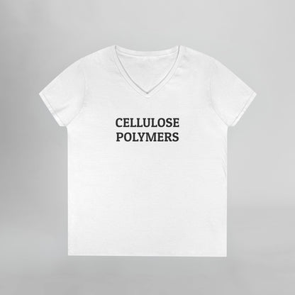 Cellulose Polymers Women's V-Neck Tee