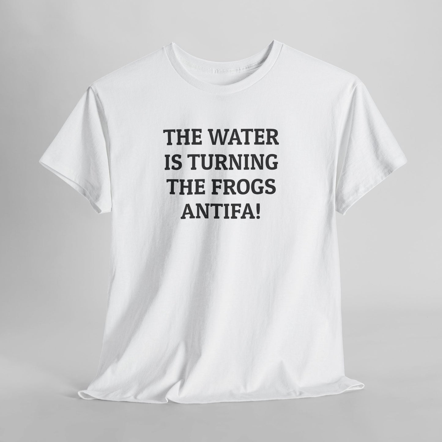 The Water Is Turning the Frogs Antifa Tee