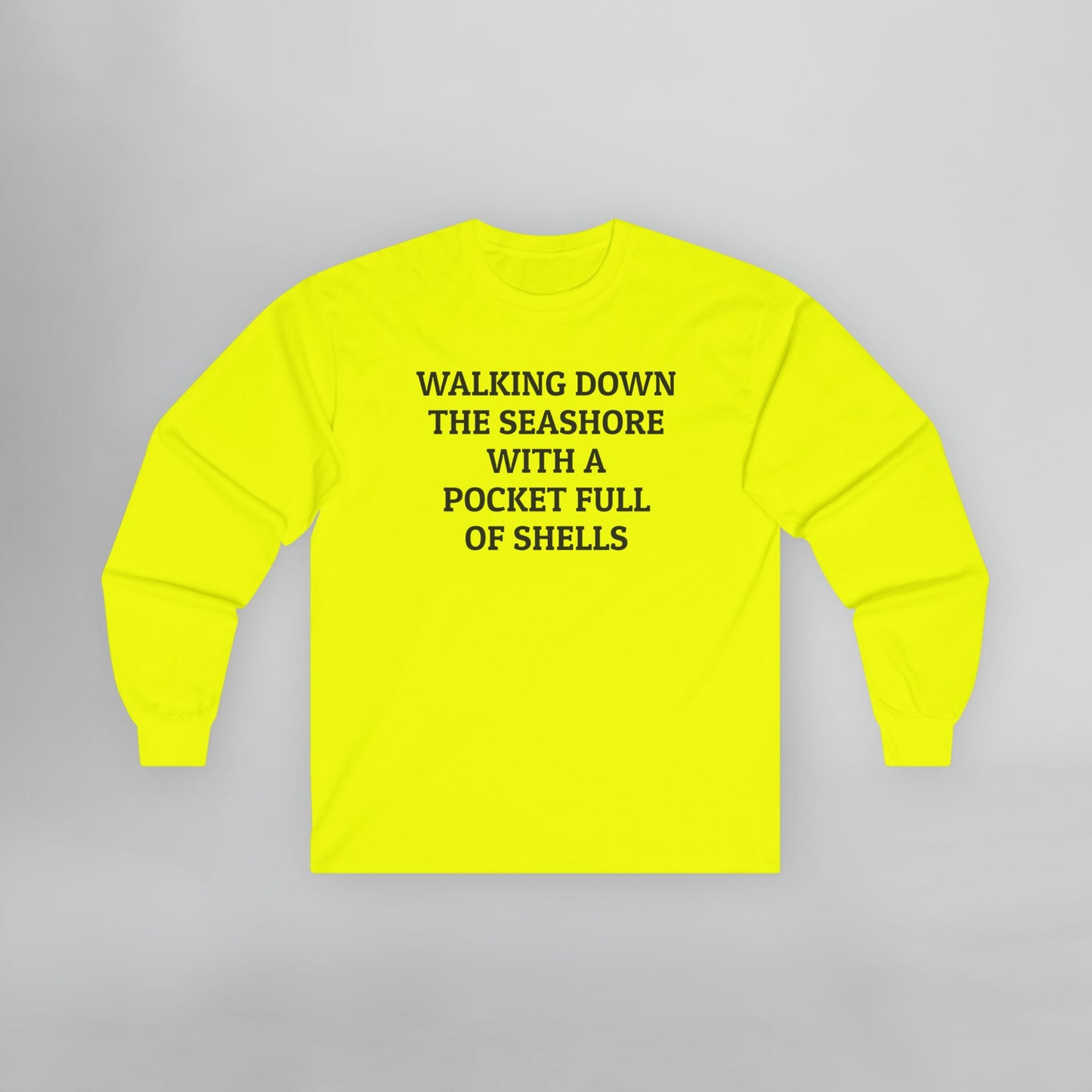 Walking Down the Seashore With a Pocket Full of Shells Long Sleeve Tee